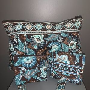 Vera Bradley Paisley Bag Set
